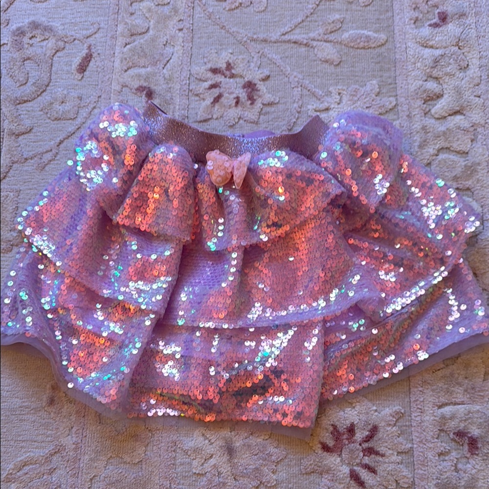 Sparkling Pink Sequin Tutu Skirt